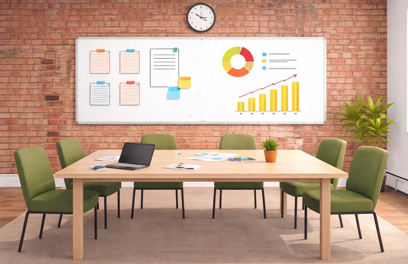 人がいないオフィス